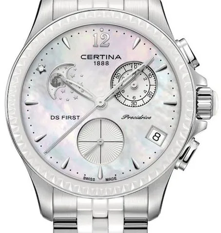 Certina DS First 38mm Stainless steel Mother-of-pearl 1
