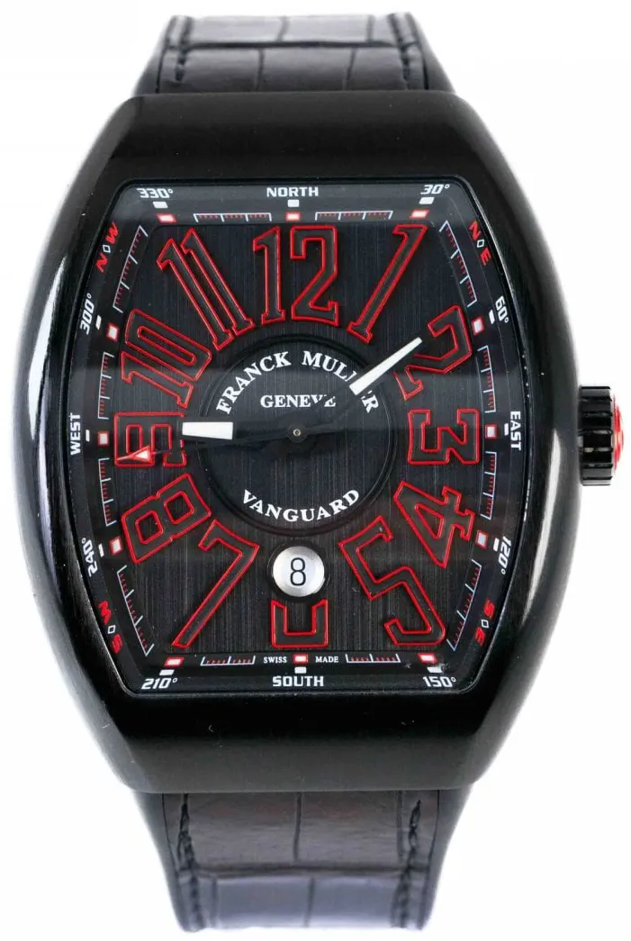 Franck Muller Vanguard V 45 SC DT 44mm Stainless steel Black