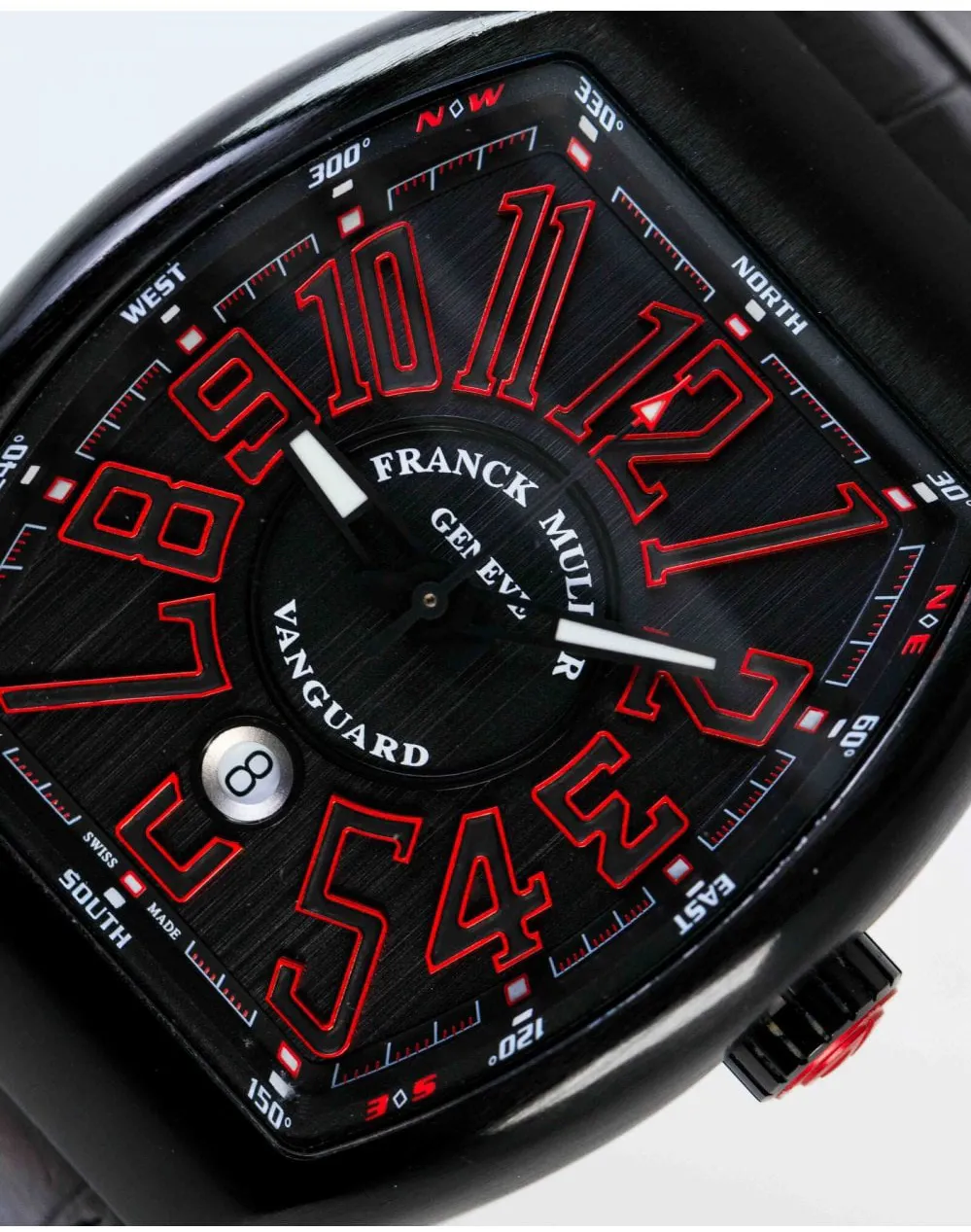 Franck Muller Vanguard V 45 SC DT 44mm Stainless steel Black 12