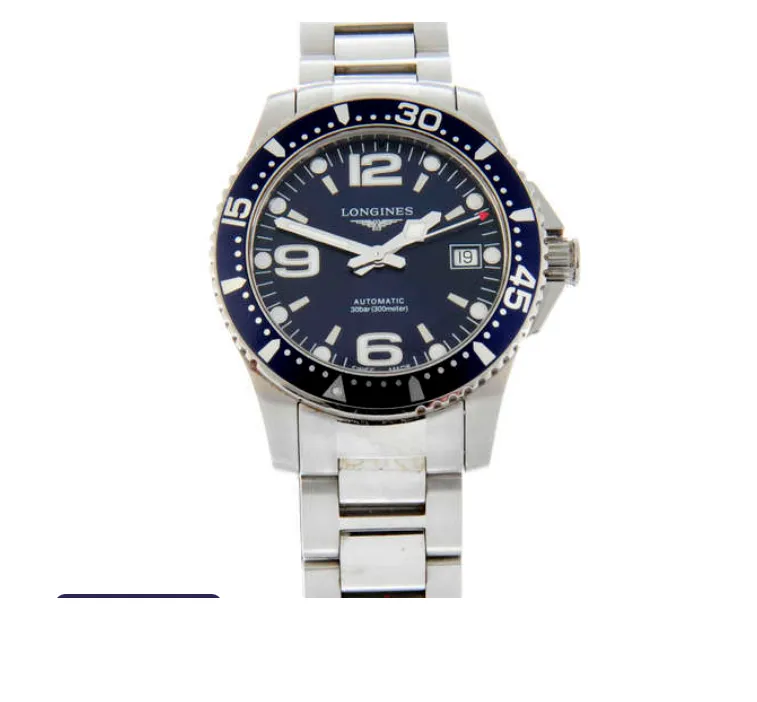 Longines HydroConquest L3.741.4 39mm Stainless steel Blue