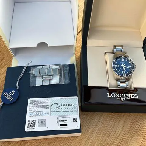 Longines HydroConquest L37804966 39mm Blue 1