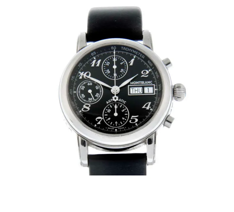 Montblanc Star 7016 38mm Stainless steel Black