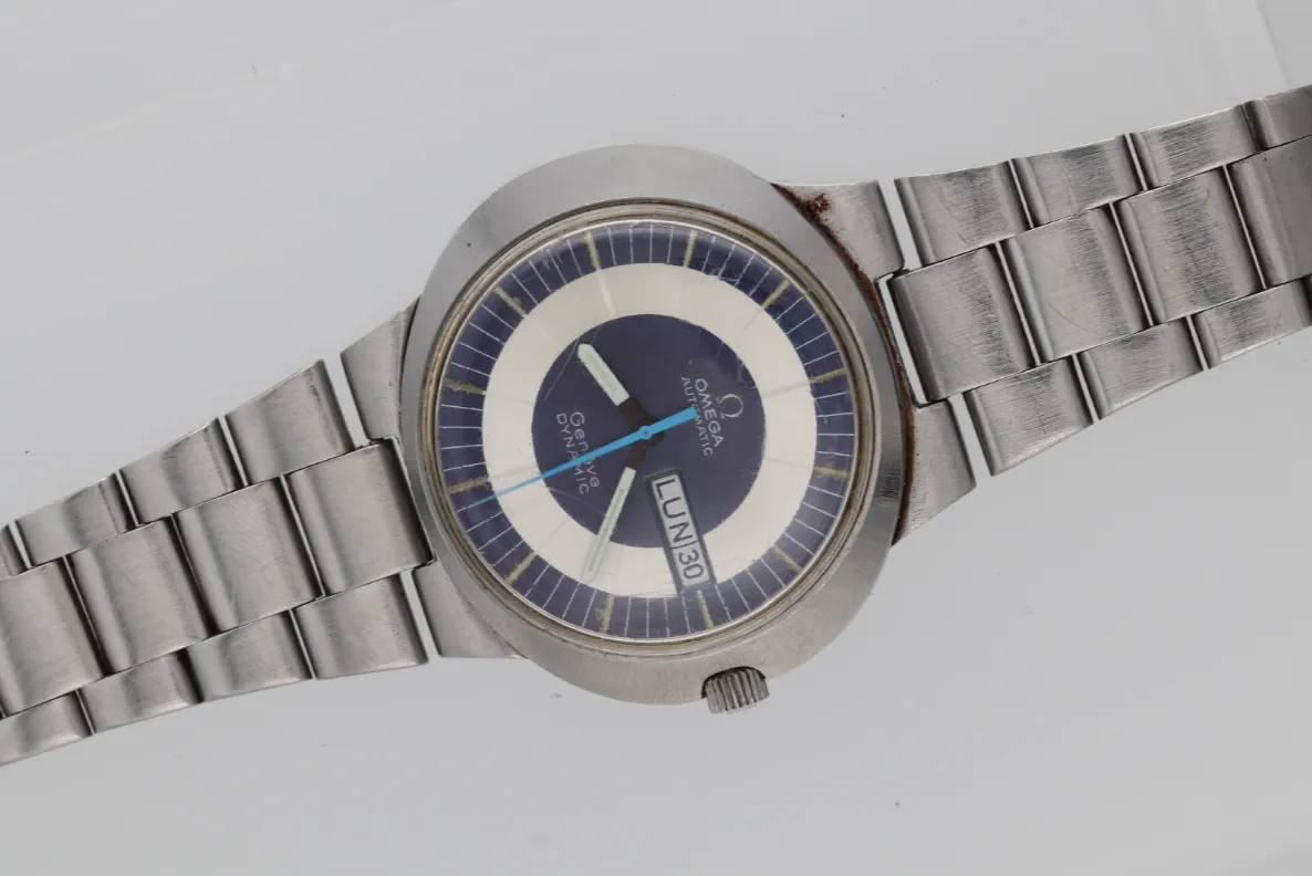 Omega Dynamic 166.039 41mm Stainless steel Blue and Silver 1