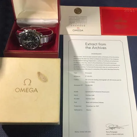 Omega Speedmaster Professional Moonwatch 105.012-66 42mm Stainless steel Black 12