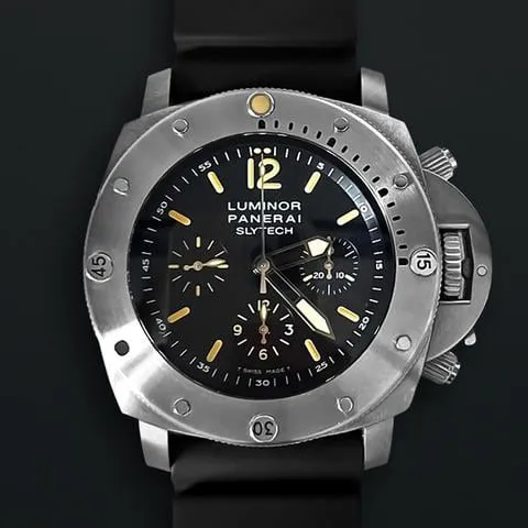 Panerai Luminor Submersible 1950 Chrono Slytech PAM 00202 47mm Titanium Black