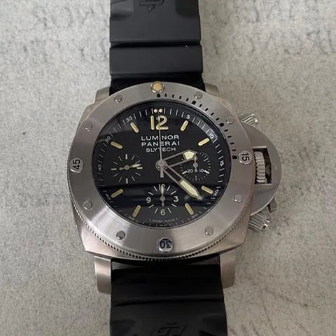 Panerai Luminor Submersible 1950 Chrono Slytech PAM 00202 47mm Titanium Black 3