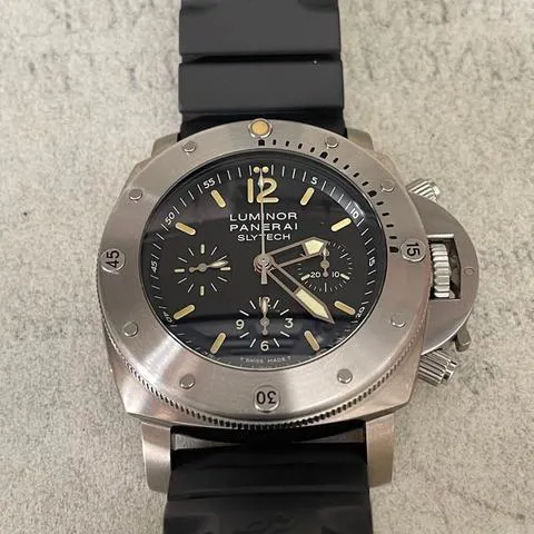 Panerai Luminor Submersible 1950 Chrono Slytech PAM 00202 47mm Titanium Black 5