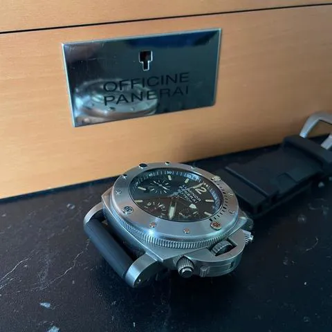 Panerai Luminor Submersible 1950 Chrono Slytech PAM 00202 47mm Titanium Black 14