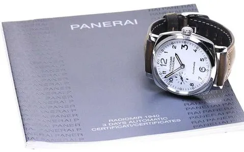 Panerai Radiomir 1940 PAM 00655 42mm Stainless steel White 1