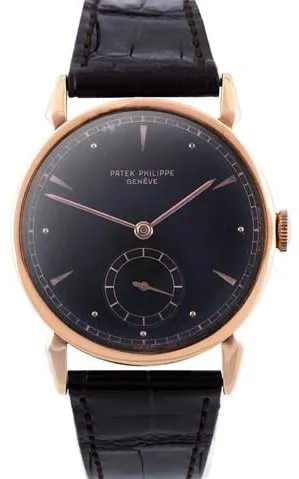 Patek Philippe Calatrava 1578 37mm Rose gold Black