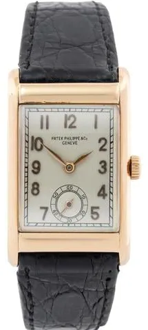 Patek Philippe Hour Glass 2468 38mm Rose gold Silver