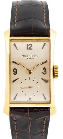 Patek Philippe Hour Glass 2468 38mm Yellow gold Silver