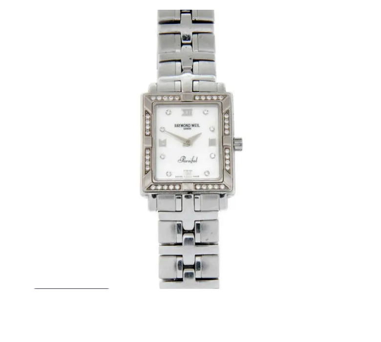 Raymond Weil Parsifal 9731 22mm Stainless steel and Diamond Mother-of-pearl