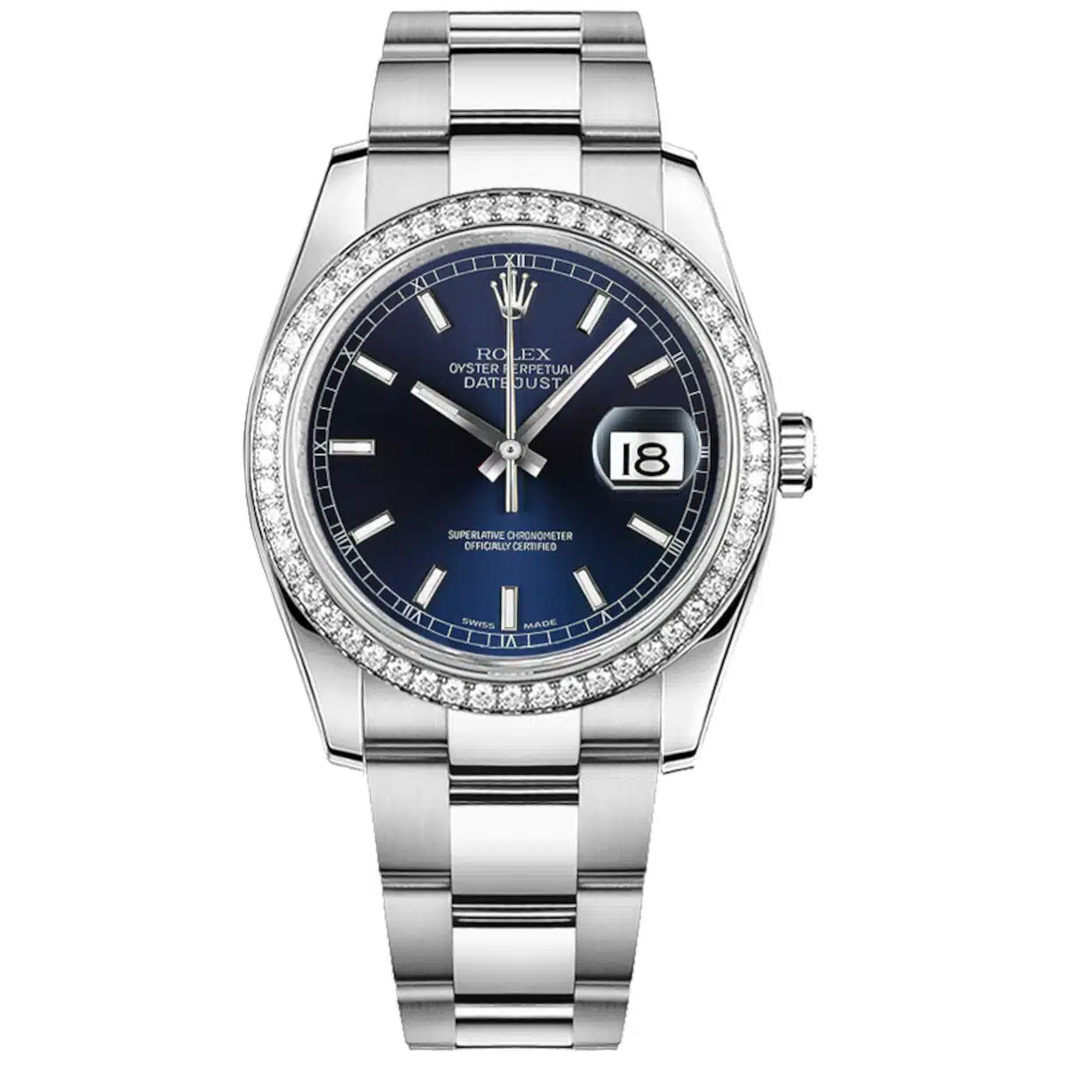 Rolex Datejust 116244-0048 36mm Stainless steel Blue