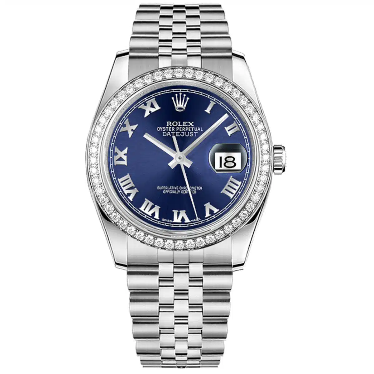 Rolex Datejust 116244-0071 36mm Stainless steel Blue