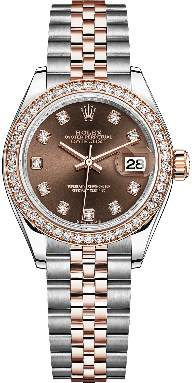 Rolex Datejust 279381RBR-0011 28mm Yellow gold and stainless steel
