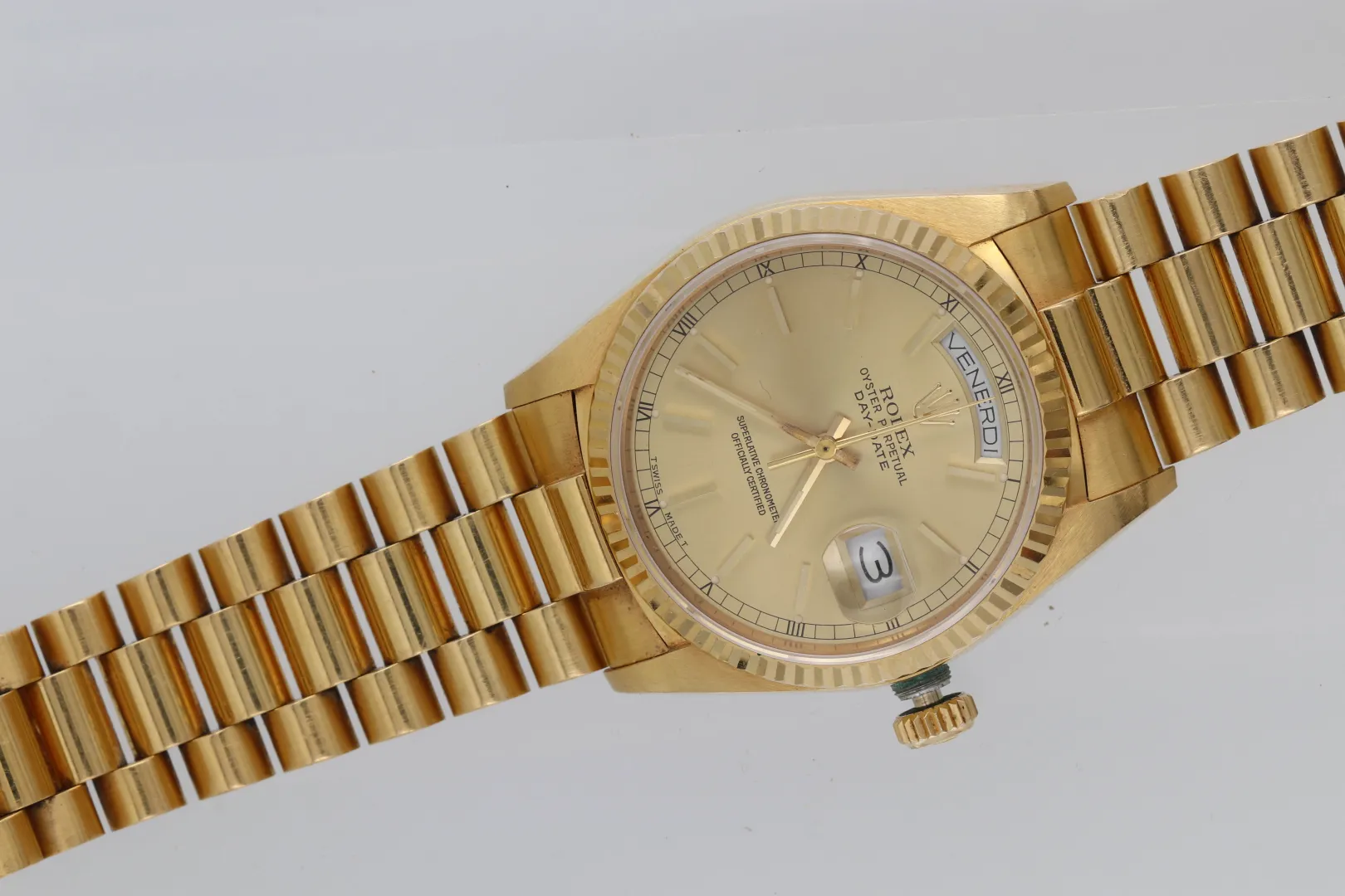 Rolex Day-Date 36 18038 36mm Yellow gold Champagne 4