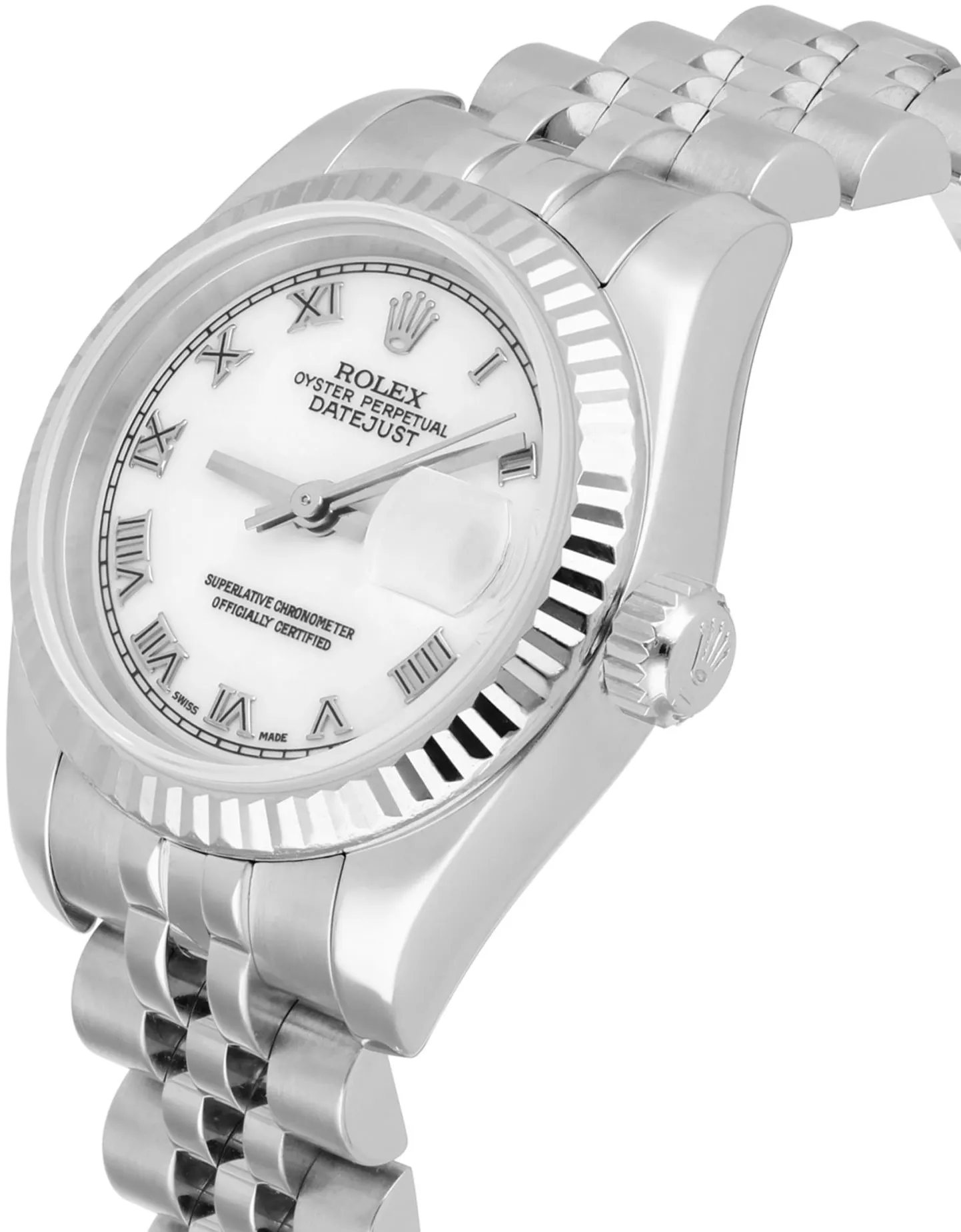 Rolex Lady-Datejust 179174 26mm Stainless steel White 4