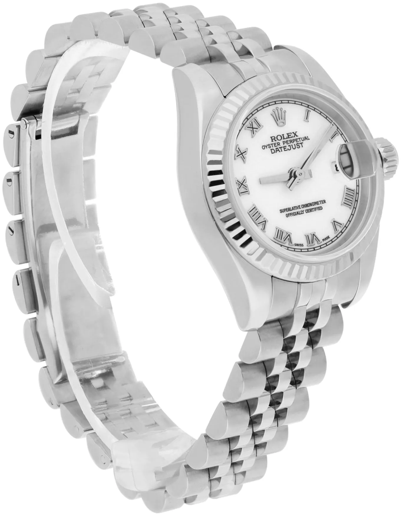 Rolex Lady-Datejust 179174 26mm Stainless steel White 2