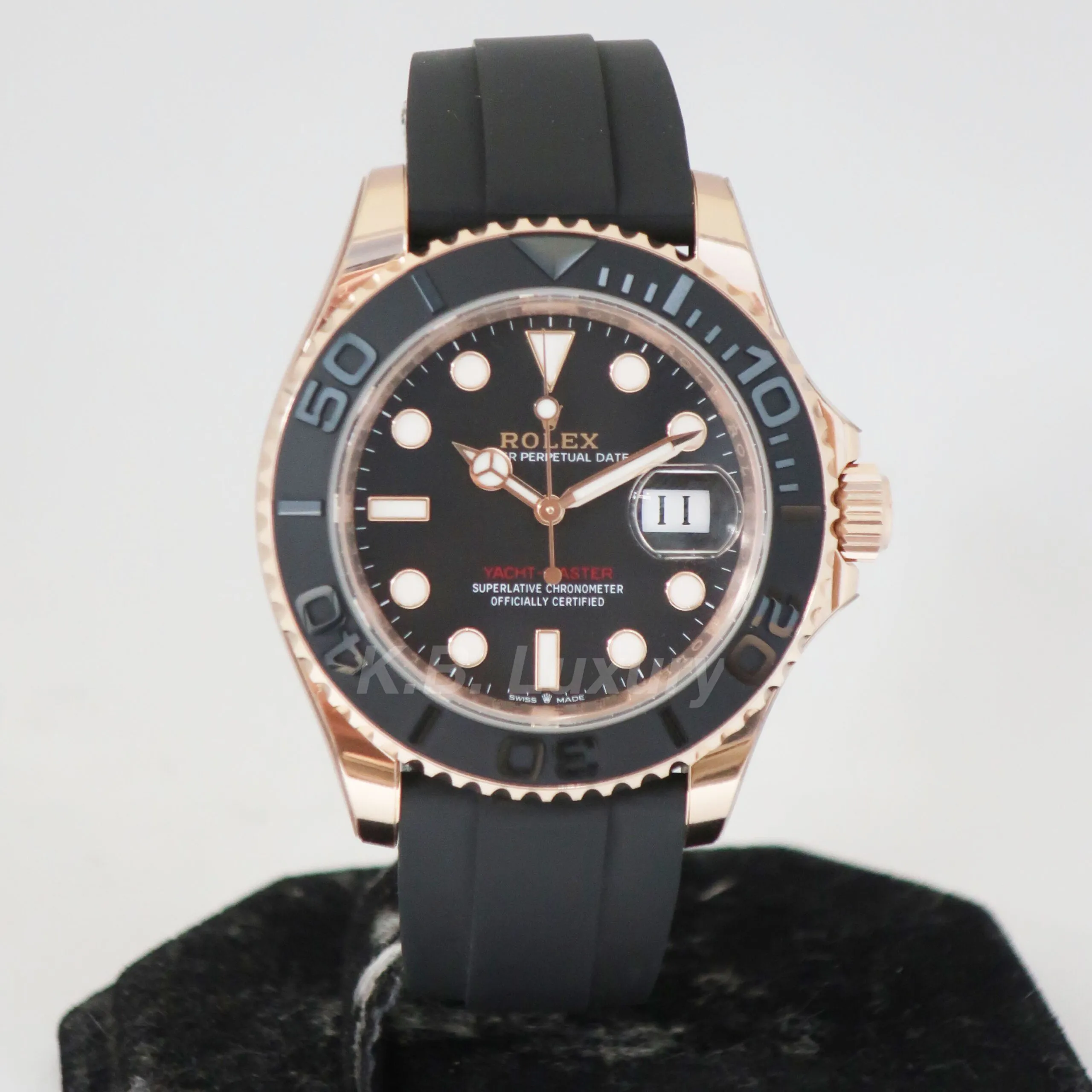 Rolex Yacht-Master 40 126655 40mm Rose gold Black