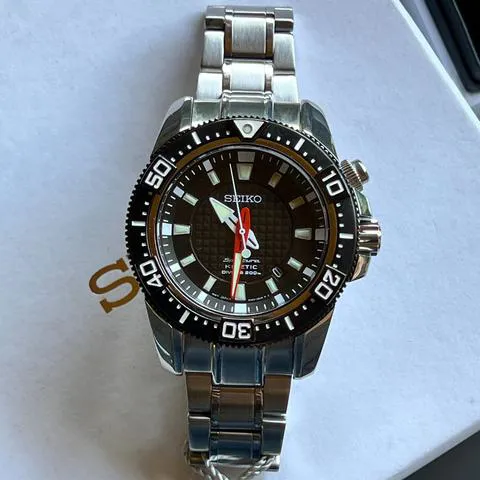 Seiko Sportura 44mm Stainless steel Black