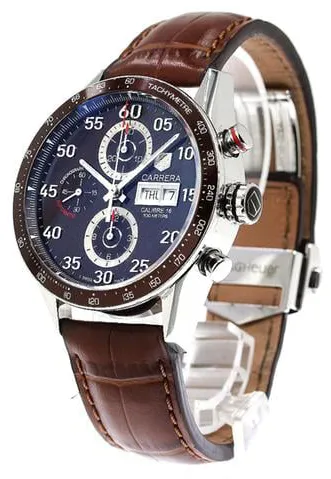 TAG Heuer Carrera Calibre 16 CV2A12 44mm Stainless steel Brown 2