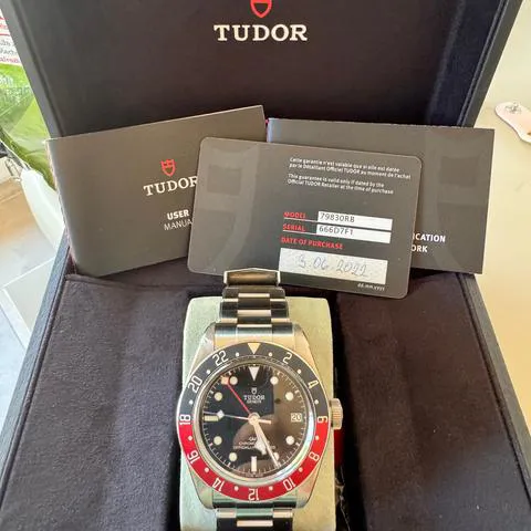 Tudor Black Bay GMT 79830RB 41mm Stainless steel Black