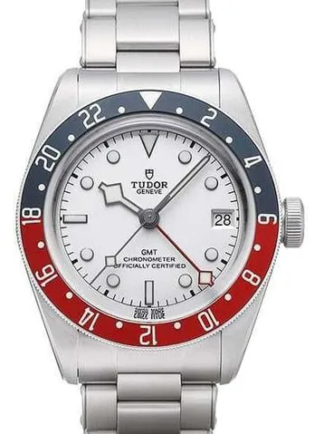 Tudor Black Bay GMT M79830RB-0010 41mm Stainless steel White