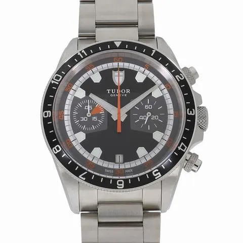 Tudor Heritage Chrono M70330N-0005 42mm Stainless steel Black