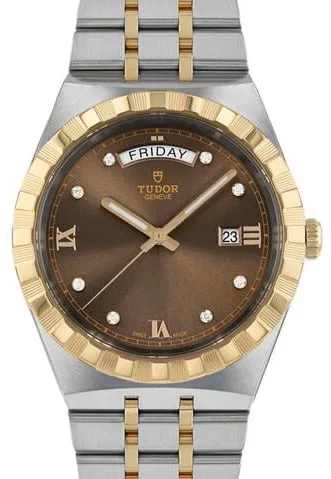 Tudor Royal M28603-0008 41mm Stainless steel Brown