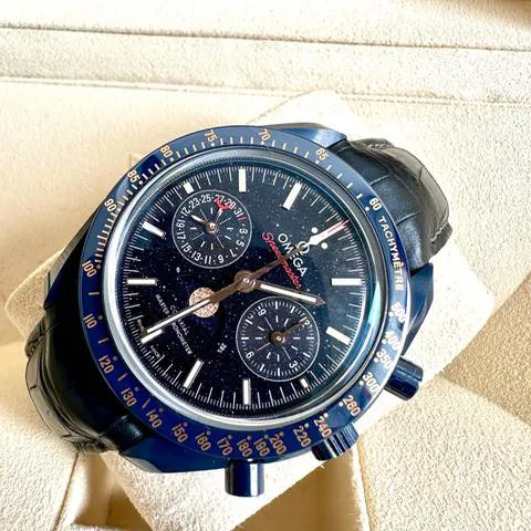 Omega Speedmaster Professional Moonwatch Moonphase 304.93.44.52.03.002 44.5mm Ceramic Blue 4