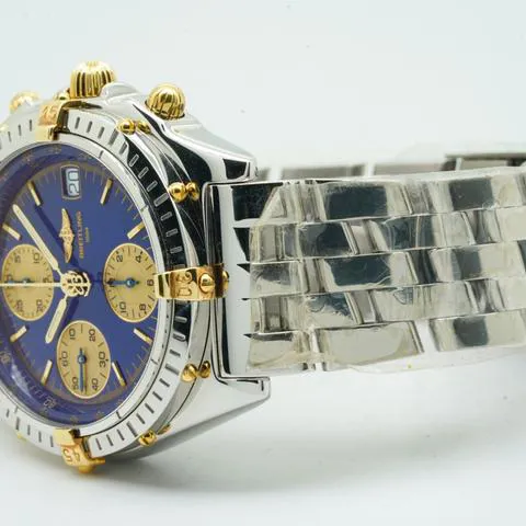 Breitling Chronomat B13050.1 39mm Yellow gold and stainless steel Blue 3