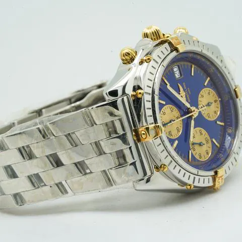 Breitling Chronomat B13050.1 39mm Yellow gold and stainless steel Blue 8