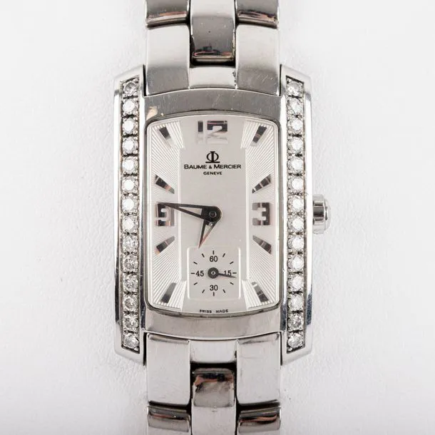 Baume & Mercier 21mm Stainless steel and Diamond