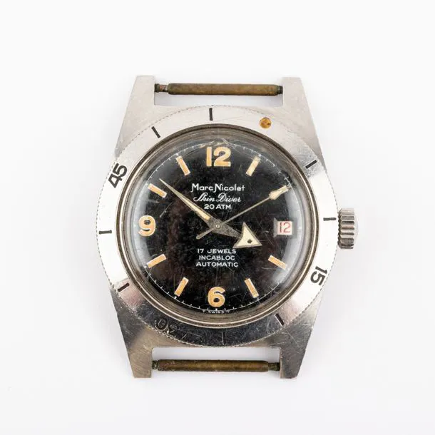 Marc Nicolet Skin Diver 36mm Stainless steel