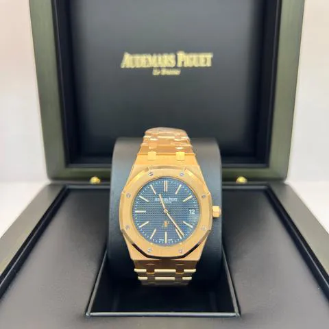 Audemars Piguet Royal Oak 15202OR.OO.1240OR.01 39mm Rose gold Blue 3