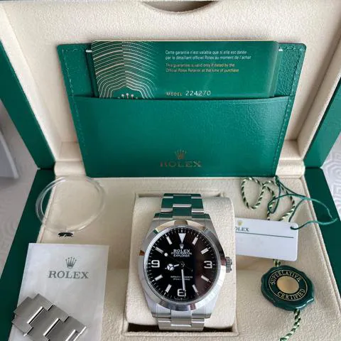 Rolex Explorer 224270 40mm Stainless steel Black 4