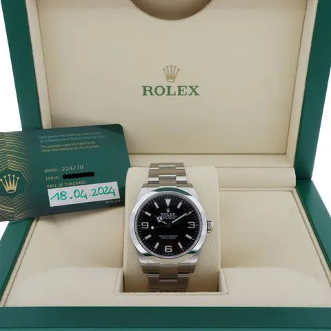 Rolex Explorer 224270 40mm Stainless steel Black 8