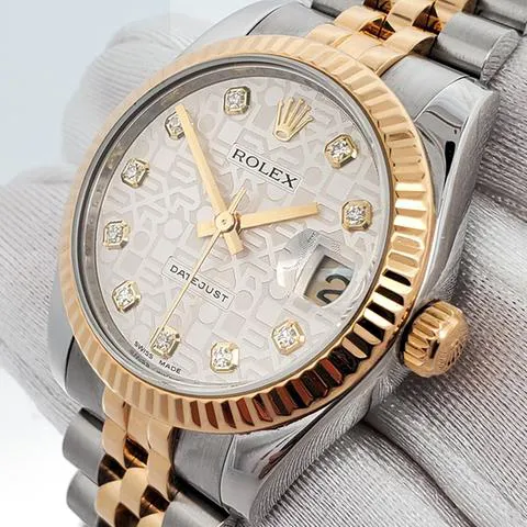 Rolex Datejust 31 178273 31mm Yellow gold and Stainless steel Silver