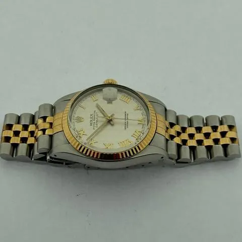 Rolex Datejust 36 16013 36mm Yellow gold and stainless steel White 2