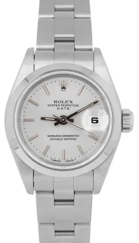 Rolex Oyster Perpetual Lady Date 69160 26mm Stainless steel Silver