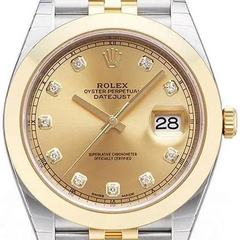 Rolex Datejust 41 126303 41mm Yellow gold and Stainless steel Champagne