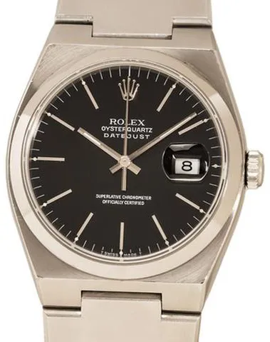 Rolex Datejust Oysterquartz 17000 36mm Stainless steel Black