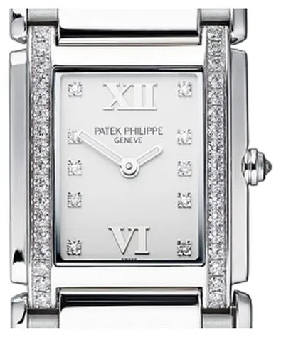 Patek Philippe Twenty~4 4920G-010 25mm White gold and 18k white gold and Diamond White 1