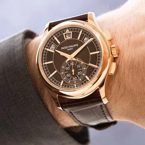 Patek Philippe Annual Calendar Chronograph 5905R-001 42mm Rose gold Brown 1