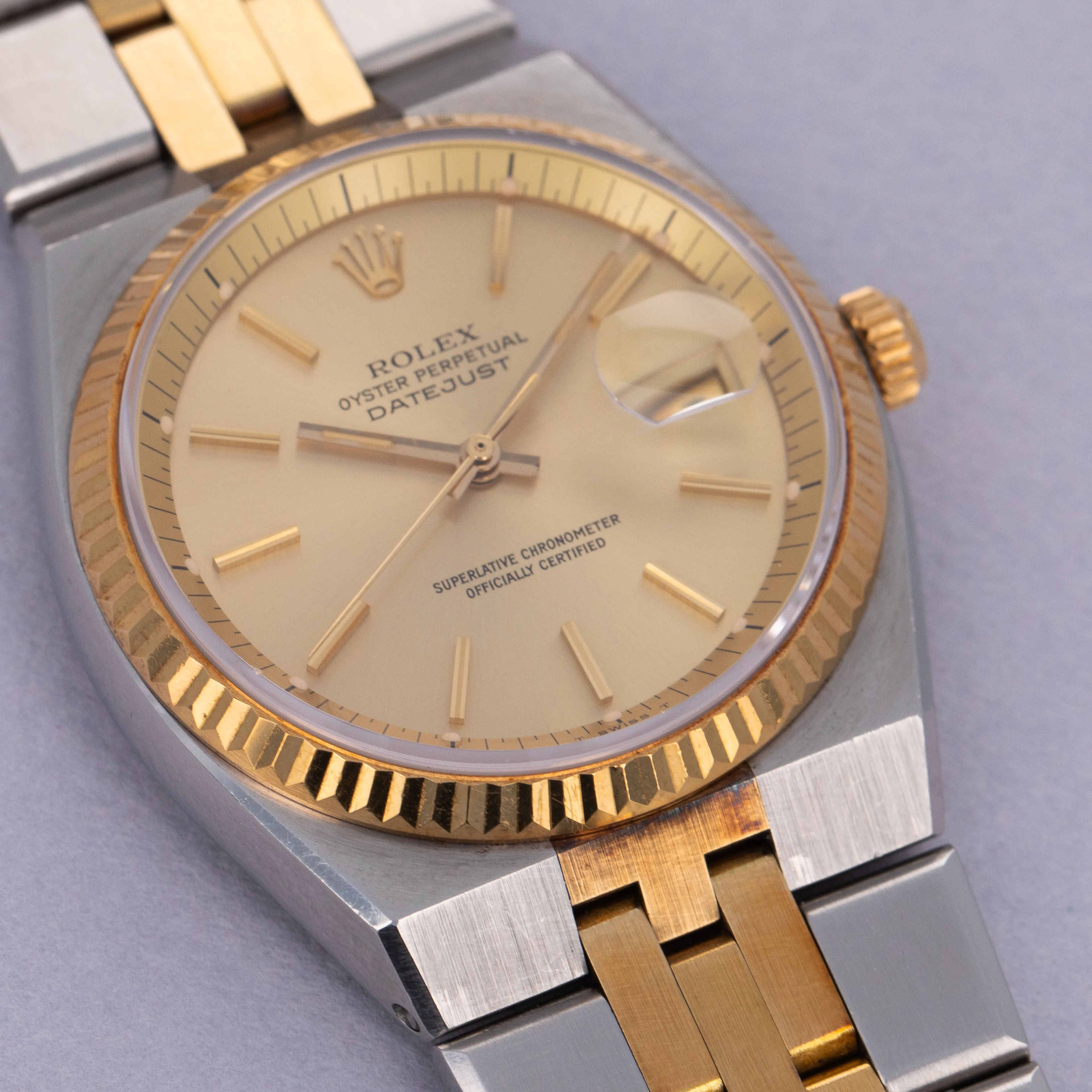 Rolex Datejust 36 1630 36mm Yellow gold and stainless steel Champagne 1