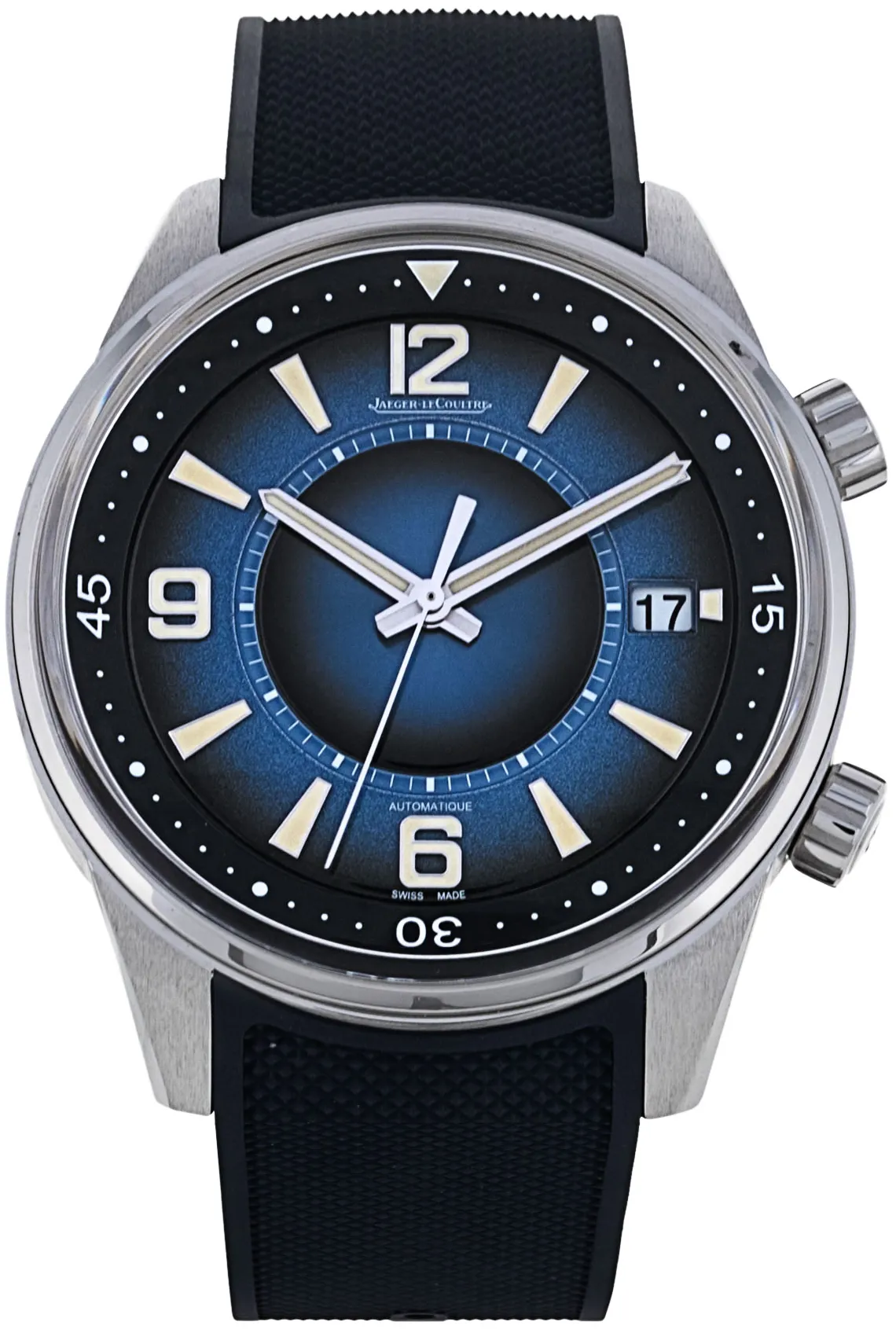 Jaeger-LeCoultre Polaris 9068681 42mm Stainless steel Blue Quarter Arabic