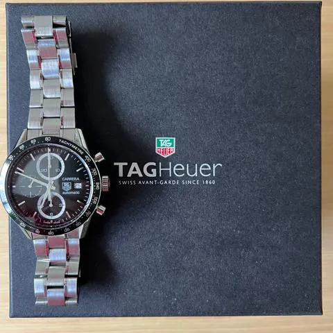 TAG Heuer Carrera Calibre 16 CV2010.BA0794 41mm Stainless steel Black