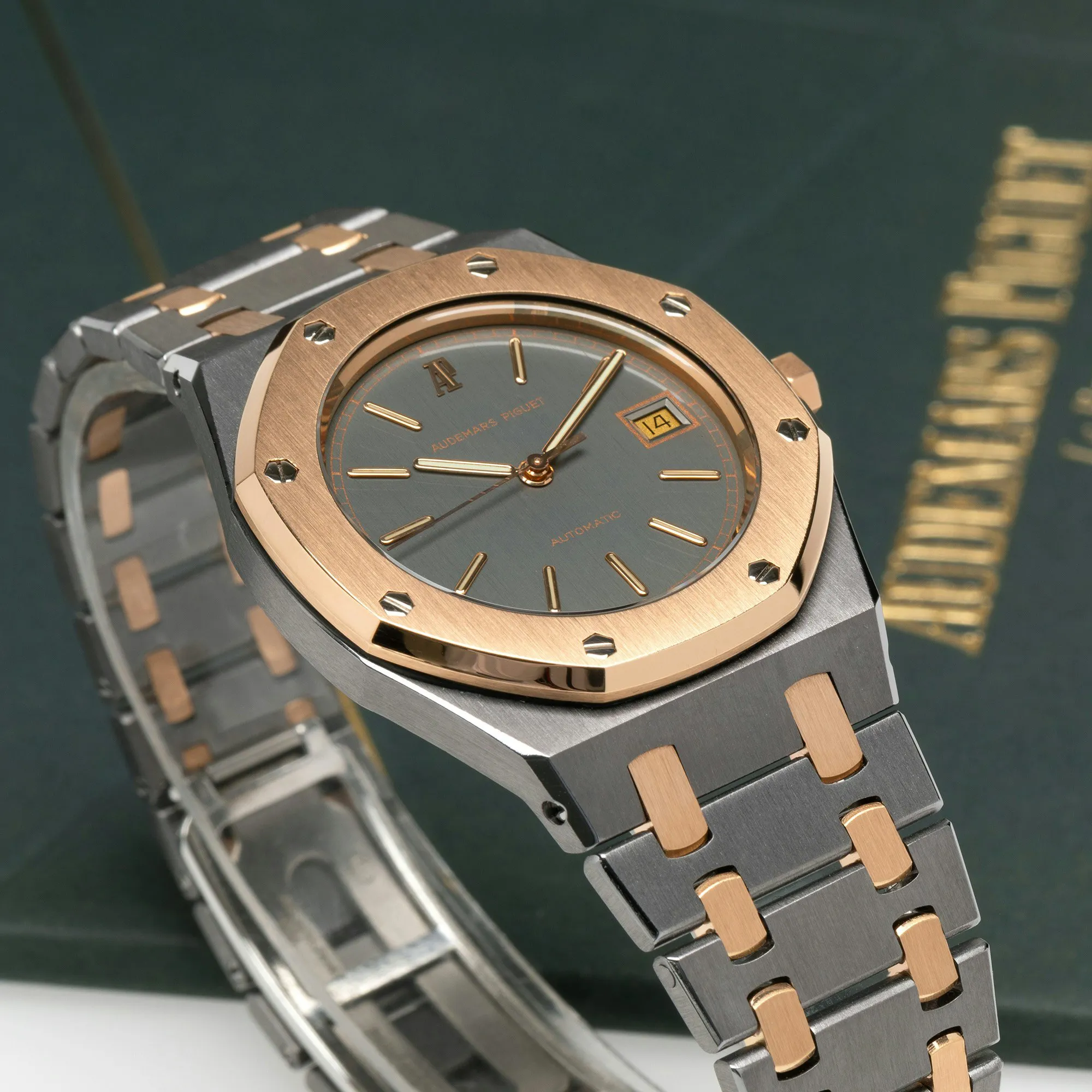 Audemars Piguet Royal Oak 14486TR 35mm Tantalum and rose gold Grey 18