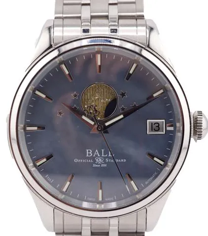 Ball Trainmaster NL3082D-SJ-WH 34mm Stainless steel Mother-of-pearl